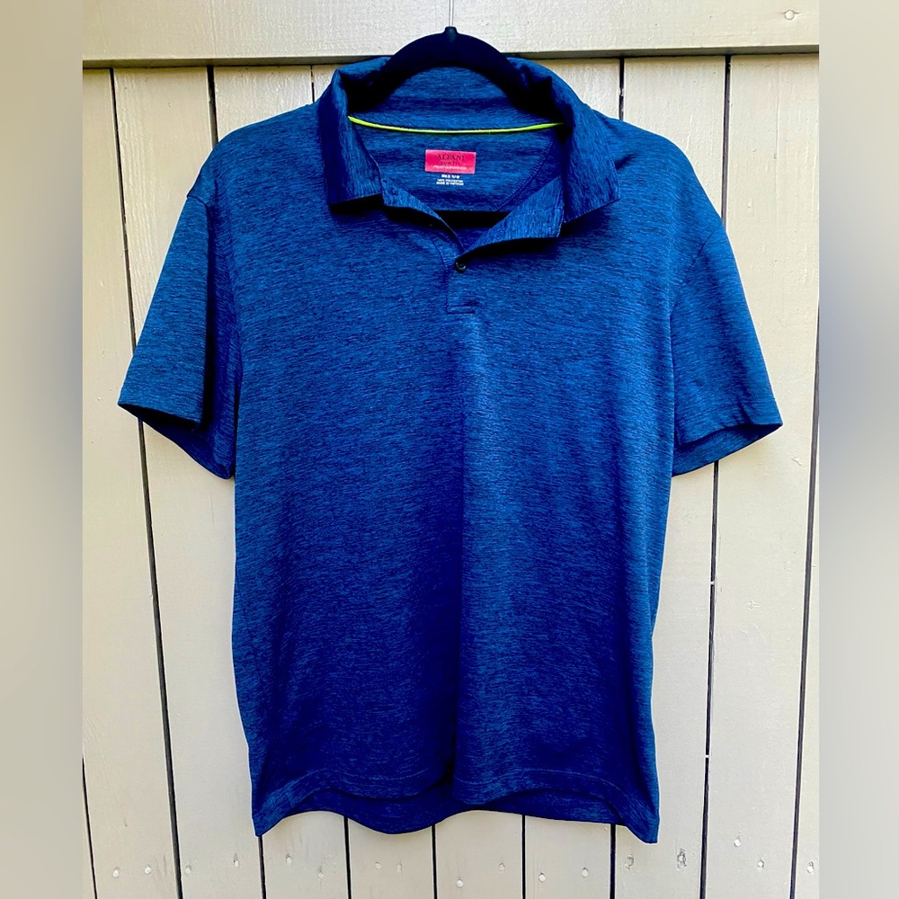 Like new heather navy blue polo.